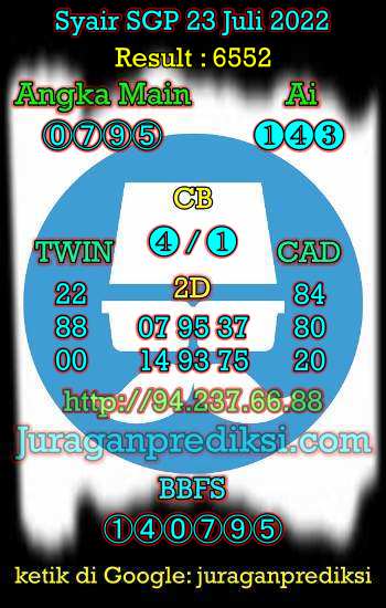 Prediksi SGP 23 Juli 2022, Forum Syair Sgp, Kode Syair Sgp hari ini, Forum Syair Singapore, Prediksi Singapore Sabtu 23 7 2022, Syair Singapore sabtu 23 juli 2022.