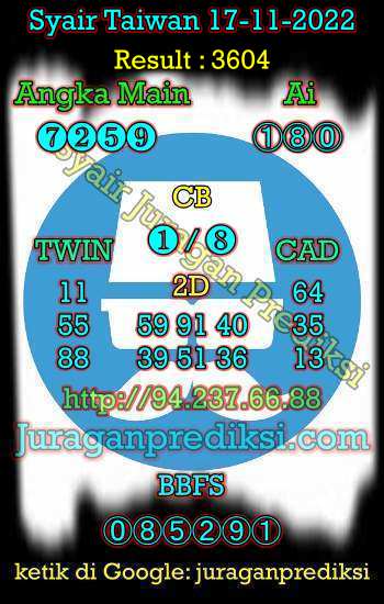 prediksi taiwan 17 november 2022, syair taiwan hari ini kamis 17-11-2022, angka keluar togel taiwan, toto jitu taiwan malam ini 17 november 2022