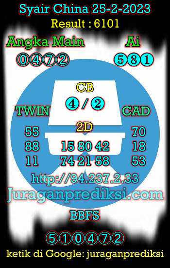 prediksi china 25 februari 2023, syair china hari ini sabtu 25-2-2023, bocoran china, prediksi china akurat, syair china, prediksi china jitu