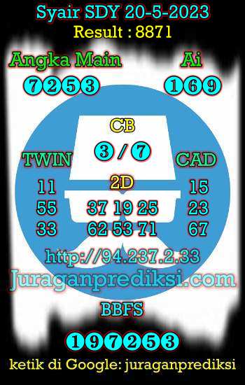 prediksi sdy 20 mei 2023, syair sdy hari ini sabtu 20-5-2023, prediksi syair sydney 20 mei 2023, prediksi sdy jp jitu dan akurat