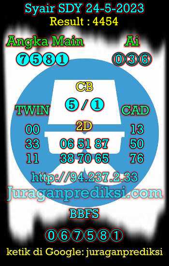prediksi sdy 24 mei 2023, syair sdy hari ini rabu 24-5-2023, prediksi syair sydney 24 mei 2023, prediksi sdy jp jitu dan akurat