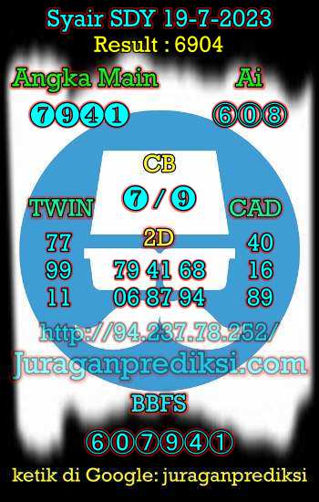 prediksi sdy 19 juli 2023, syair sdy hari ini rabu 19-7-2023, prediksi syair sydney 19 juli 2023, prediksi sdy jp jitu dan akurat