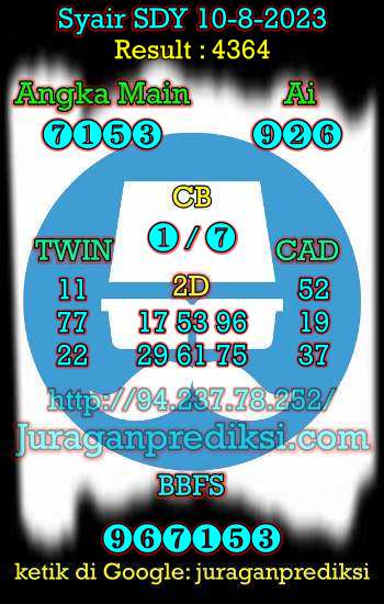 prediksi sdy 10 agustus 2023, syair sdy hari ini kamis 10-8-2023, prediksi syair sydney 10 agustus 2023, prediksi sdy jp jitu dan akurat