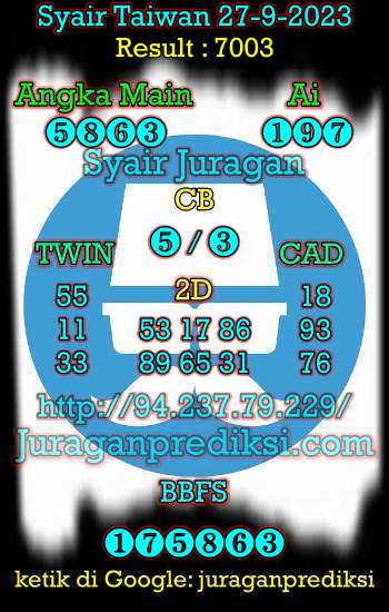 prediksi taiwan 27 september 2023, syair taiwan hari ini rabu 27-9-2023, angka keluar togel taiwan, toto jitu taiwan 27 september 2023 akurat