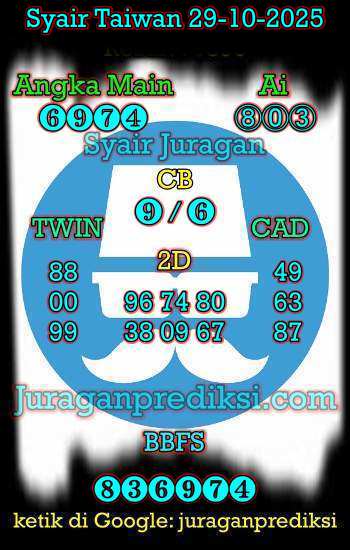 prediksi taiwan 29 oktober 2025, syair taiwan hari ini rabu 29-10-2024, angka keluar togel taiwan, toto jitu taiwan 29 oktober 2025 akurat