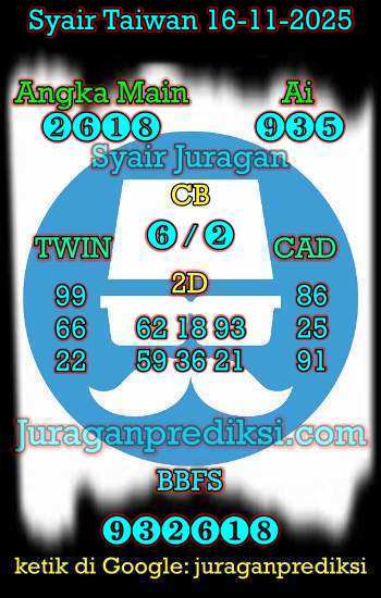 prediksi taiwan 16 november 2025, syair taiwan hari ini minggu 16-11-2024, angka keluar togel taiwan, toto jitu taiwan 16 november 2025 akurat