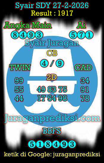 prediksi sdy 27 februari 2026, syair sdy hari ini jumat 27-2-2026, prediksi syair sydney 27 februari 2026, prediksi sdy jp jitu dan akurat