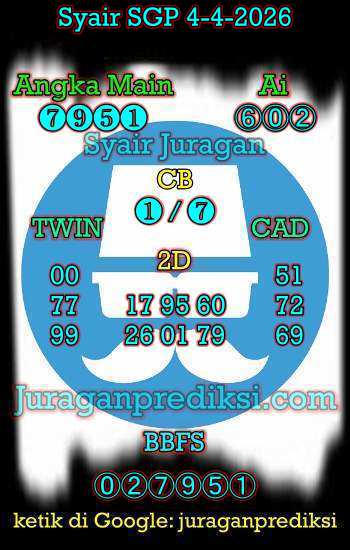 prediksi sgp 4 April 2026, syair sgp hari ini sabtu 4-4-2026, prediksi syair singapore 4 april 2026, prediksi sgp jp jitu dan akurat