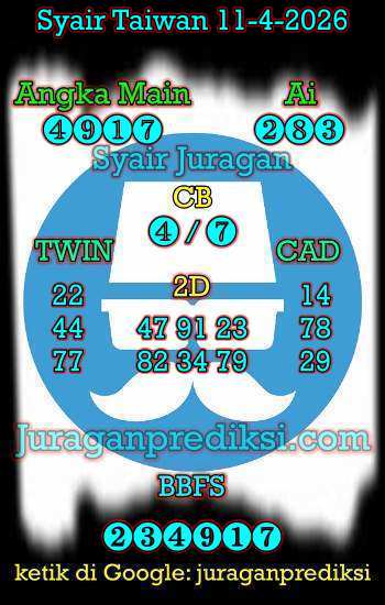 prediksi taiwan 11 april 2026, syair taiwan hari ini sabtu 11-4-2026, angka keluar togel taiwan, toto jitu taiwan 11 april 2026 akurat